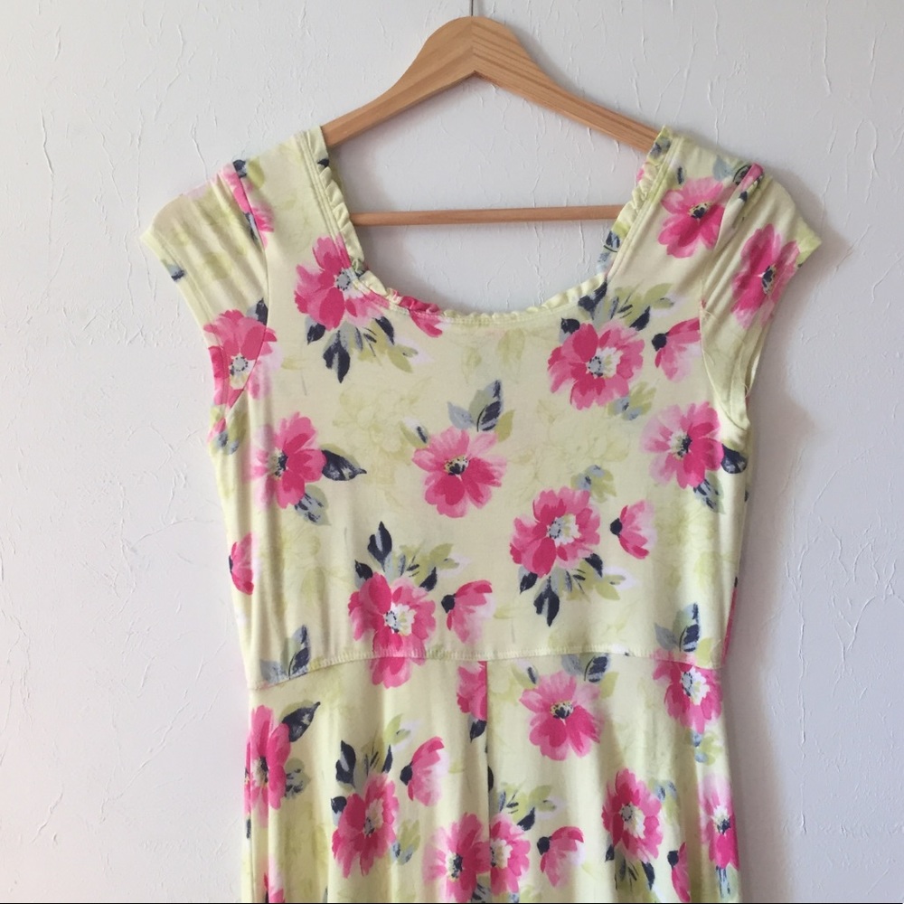 Abercrombie Yellow Floral Dress